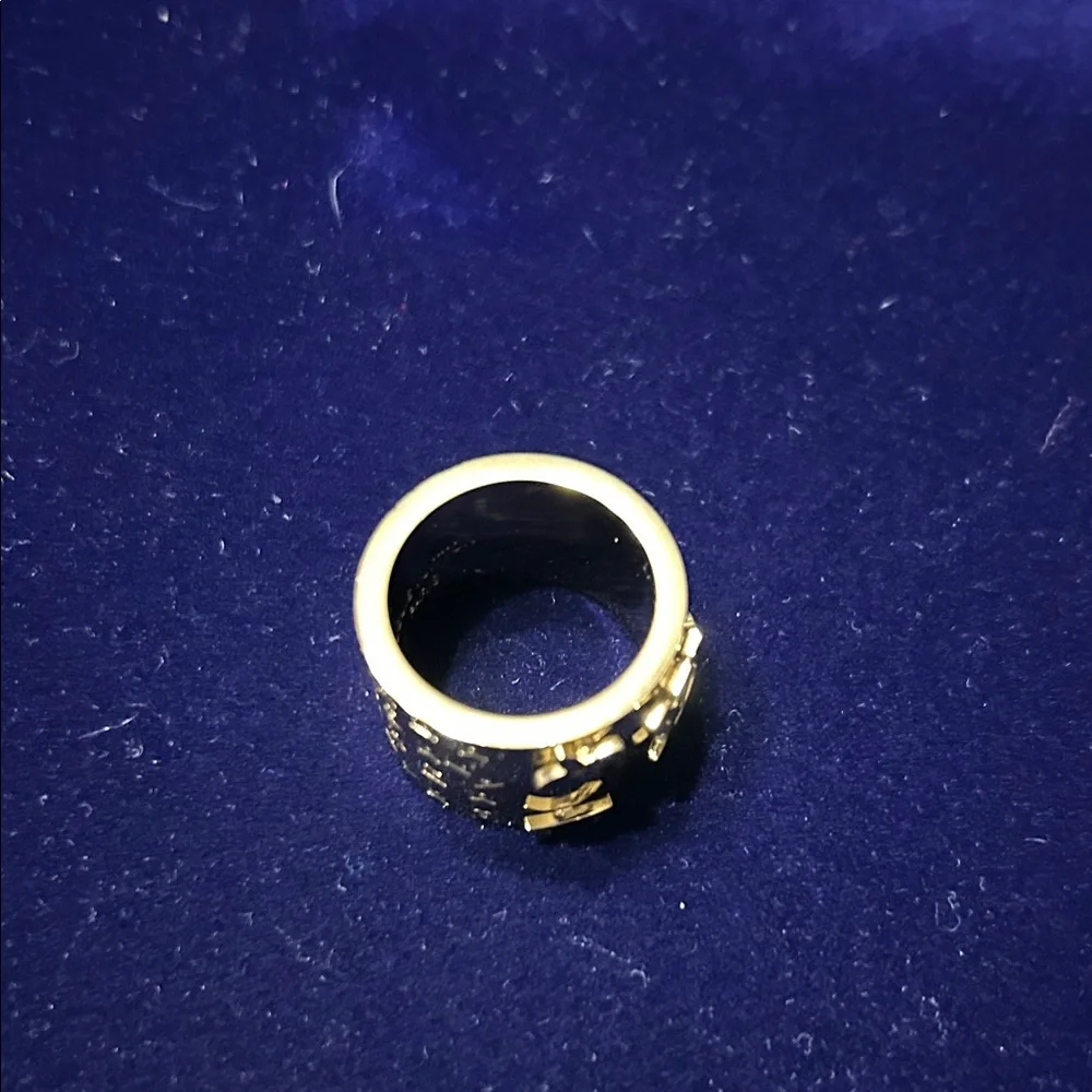 Chunky LV ring solid - Picture 5 of 6